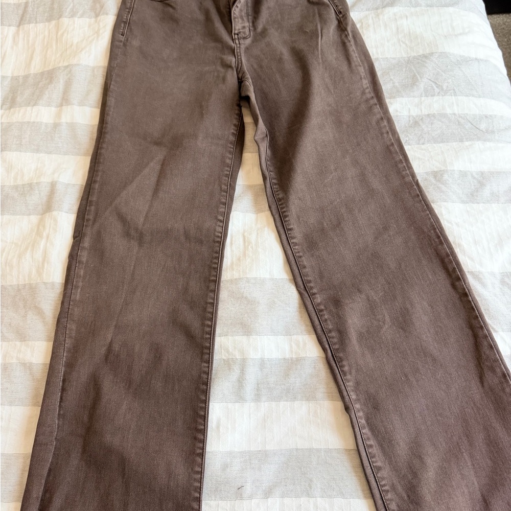 Judy Blue Taupe Straight Fit Jeans